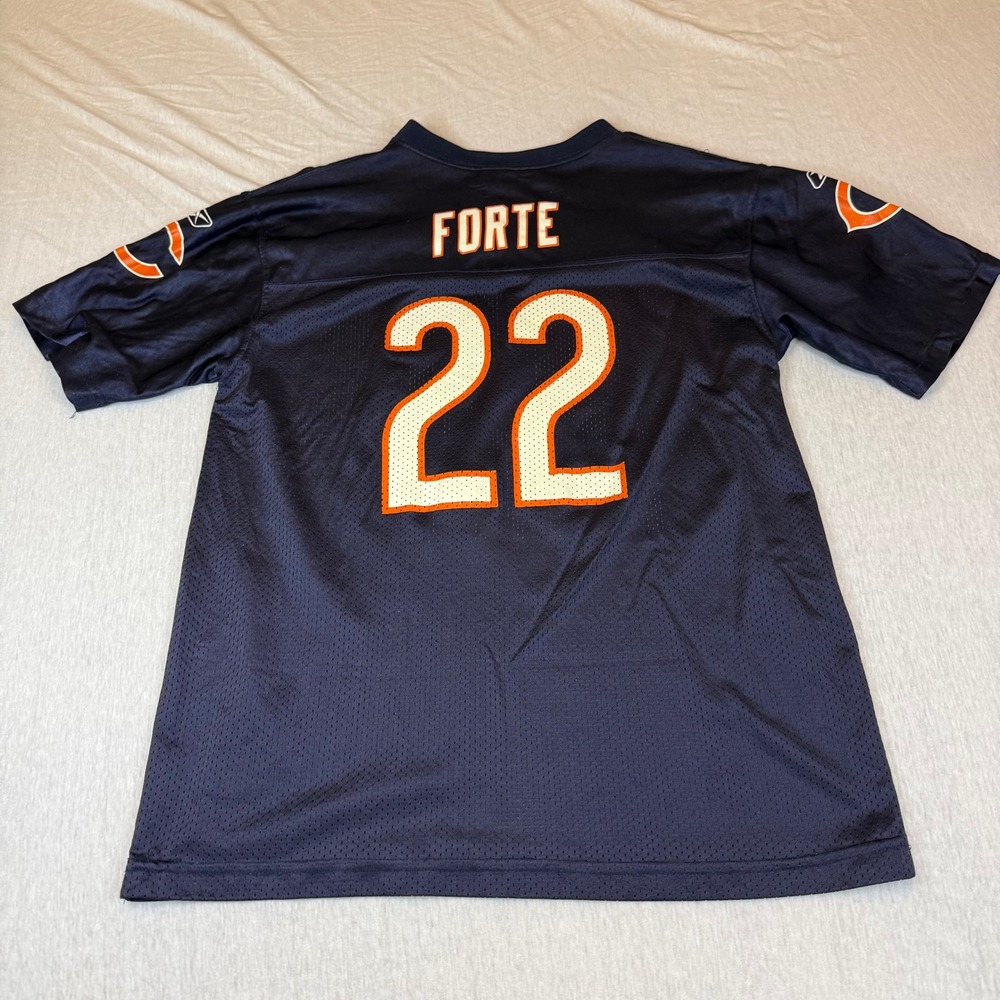 Reebok Chicago Bears Matt Forte 22 Jersey Youth XL Navy Blue NFL‎ Team Apparel - Picture 2 of 5
